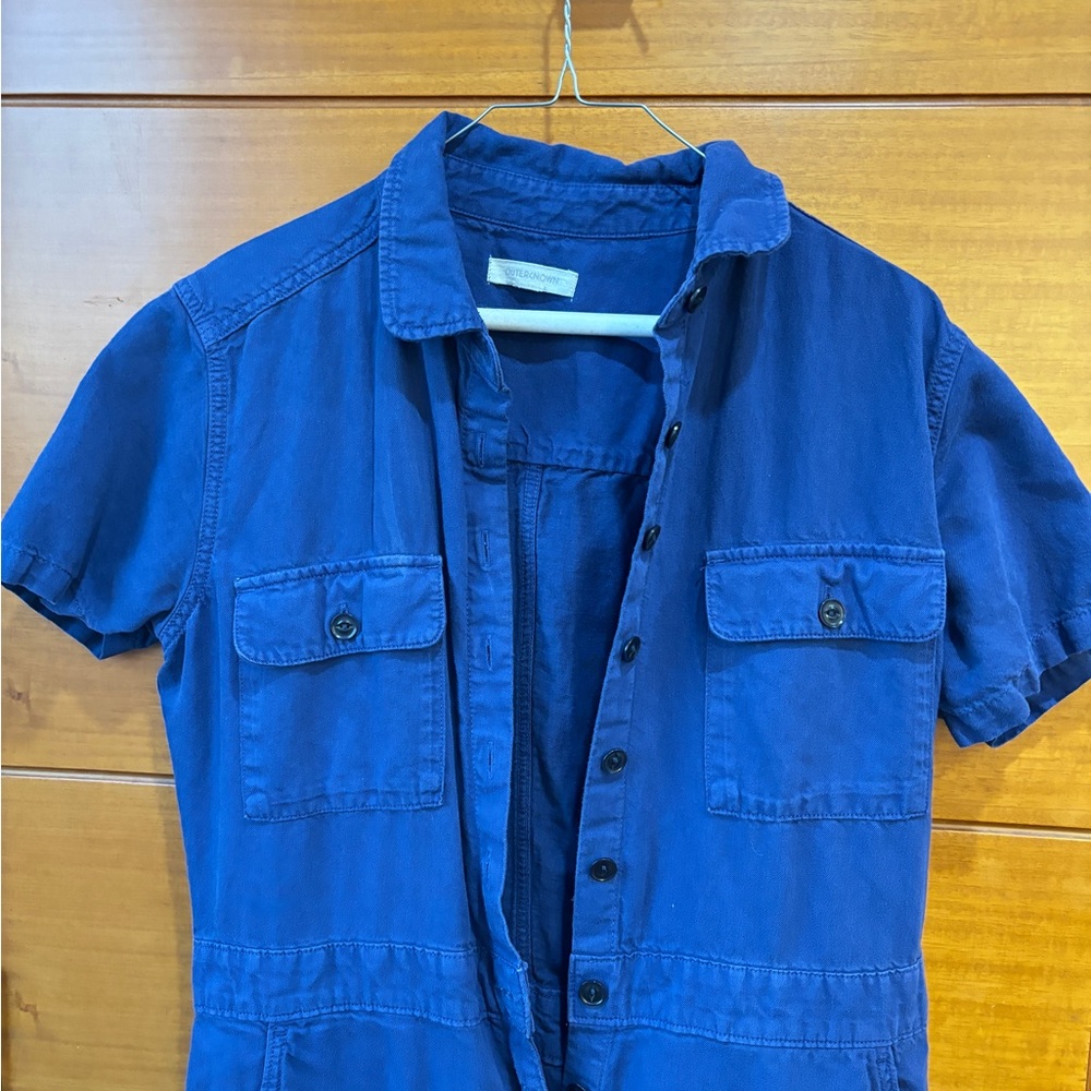 Outerknown painter style jumpsuit